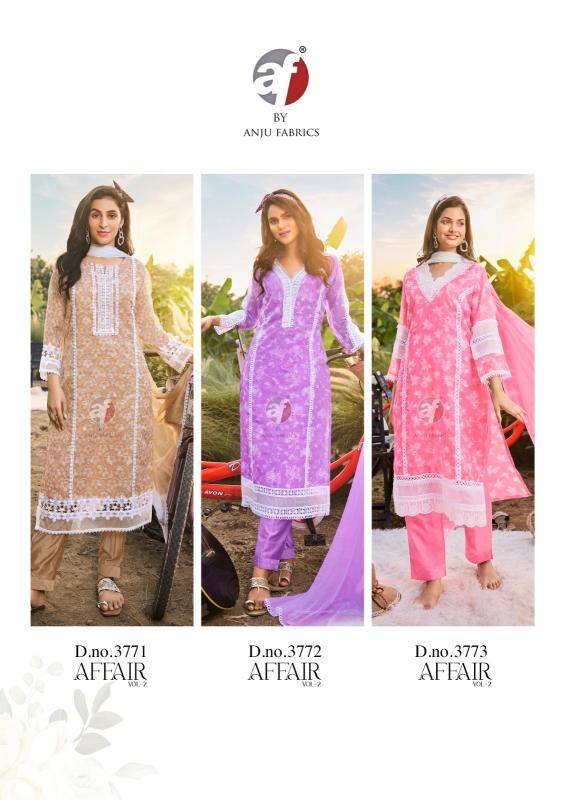 Anju fabrics affair vol 2 Kurti wholesalers in Mumbai